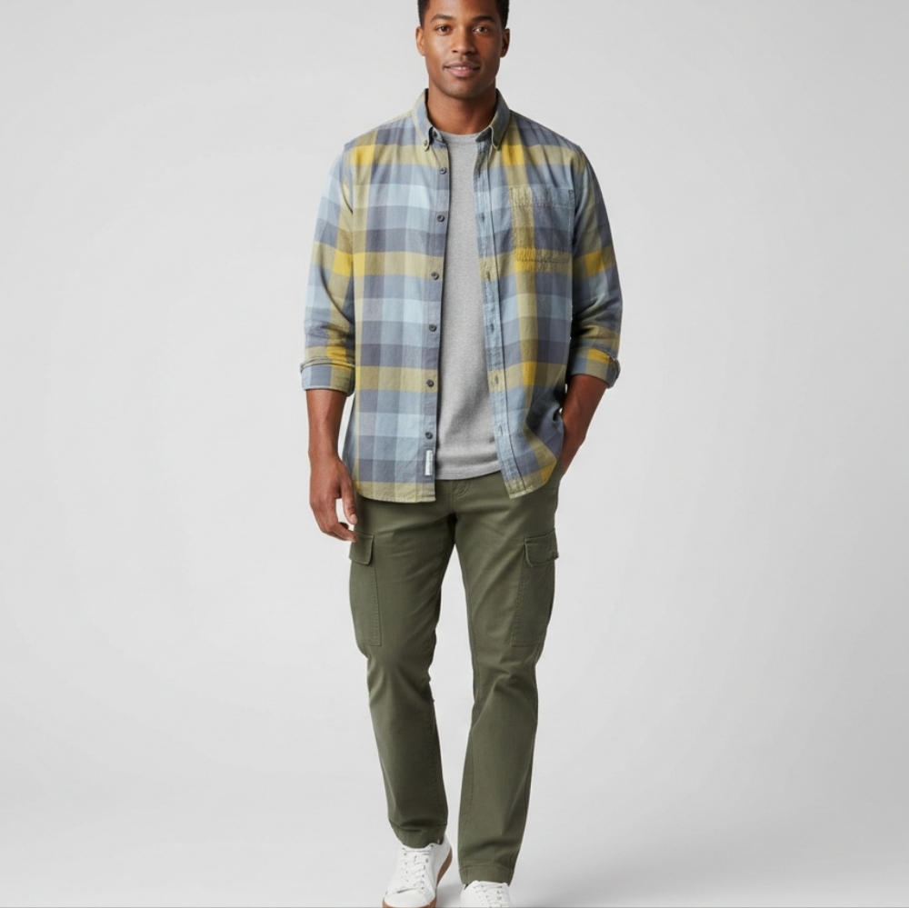 COLUMBIA - Plaid Button Down